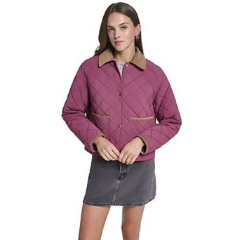 Women's Levi's® Corduroy Trim Quilted Barn Jacket