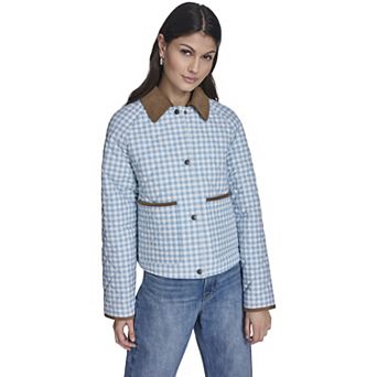 Women's Levi's® Corduroy Trim Quilted Barn Jacket