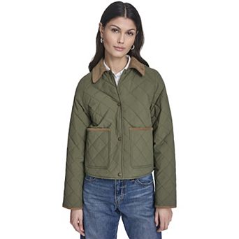 Women's Levi's® Corduroy Trim Quilted Barn Jacket