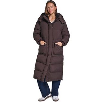 Women's Levi's® Maxi Length Cinch Waist Puffer Parka