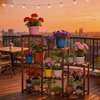 Boho Trapezoidal Plant Stand