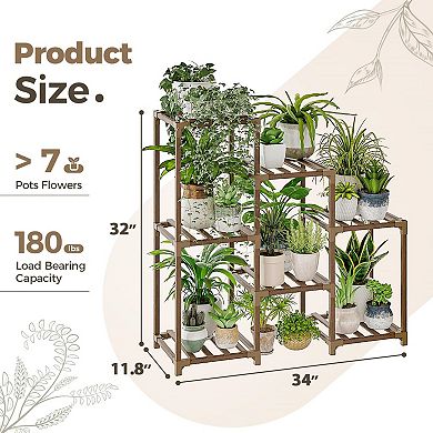 Boho Trapezoidal Plant Stand