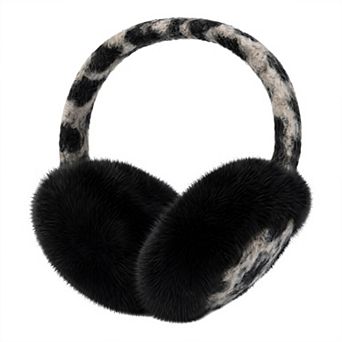 Foldable Mink Plush Earmuffs for Women Winter Ear Warmers