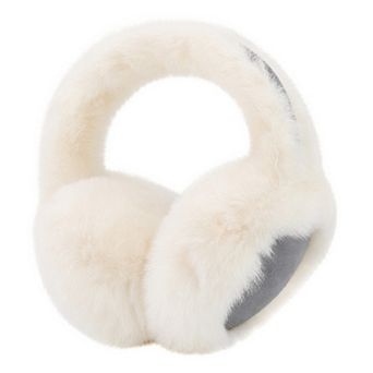Foldable Plush Winter Earmuffs, Windproof Thermal Ear Warmers for Women