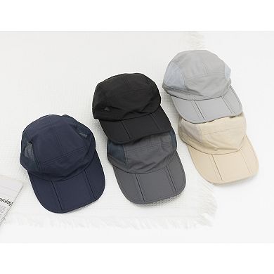 Sun-Protective Baseball Cap, Foldable Adjustable Mesh Quick-Drying Duckbill Cap