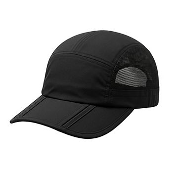 Sun-Protective Baseball Cap, Foldable Adjustable Mesh Quick-Drying Duckbill Cap