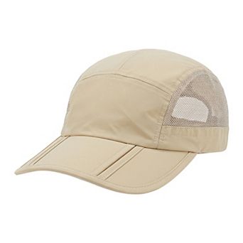 Sun-Protective Baseball Cap, Foldable Adjustable Mesh Quick-Drying Duckbill Cap