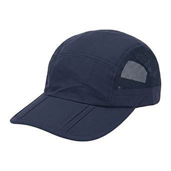 Sun-Protective Baseball Cap, Foldable Adjustable Mesh Quick-Drying Duckbill Cap