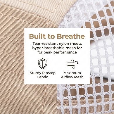 Outdoor Quick-Drying Baseball Cap, Breathable Waterproof Sun Protection Adjustable for Hiking