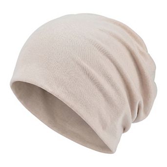 Women's Windproof Beanie, Solid Postpartum Chemotherapy