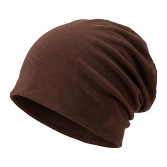 Women's Windproof Beanie, Solid Postpartum Chemotherapy