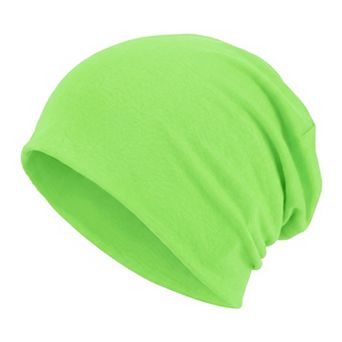 Women's Windproof Beanie, Solid Postpartum Chemotherapy