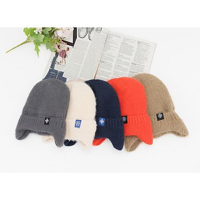 Winter Beanie Ear-Covering, Warm Stretchy Knit Hat