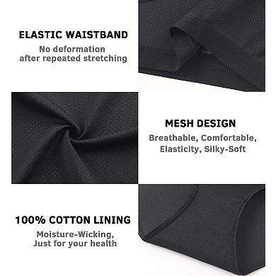 Womens 10-Pack Low Waist Breathable Stretch Bikini Underwear