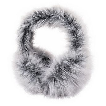 Faux Fur Winter Warm Foldable Earmuffs for Women Comfortable and Portable Ear Protection