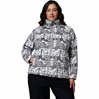 Plus Size Columbia Benton Springs Printed Full Zip Jacket