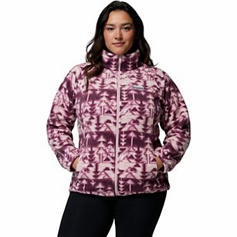 Plus Size Columbia Benton Springs Printed Full Zip Jacket