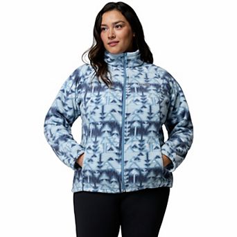 Plus Size Columbia Benton Springs Printed Full Zip Jacket