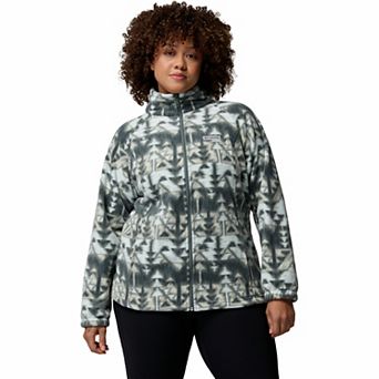 Plus Size Columbia Benton Springs Printed Full Zip Jacket
