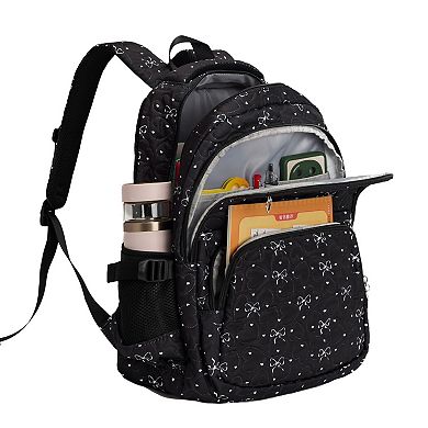2-in-1 Girlspack Bows Heart Schoolbag Waterproof