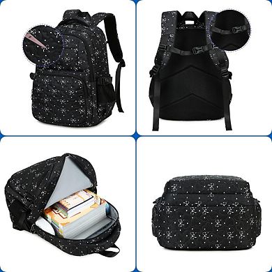 2-in-1 Girlspack Bows Heart Schoolbag Waterproof