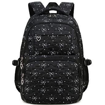 2-in-1 Girlspack Bows Heart Schoolbag Waterproof
