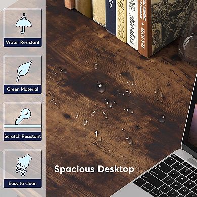 YIORTWO 55 Inch Heavy Duty Computer Desk Industrial Writing Table