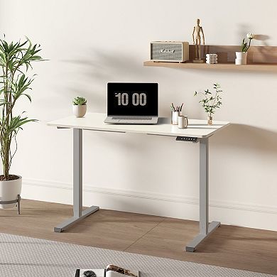 YIORTWO 48 x 24 Inch Electric Standing Desk Adjustable Height Office Desk