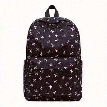15.6" Schoolpack Teen Laptop Bow Aesthetic Bookbag Daypack Travel