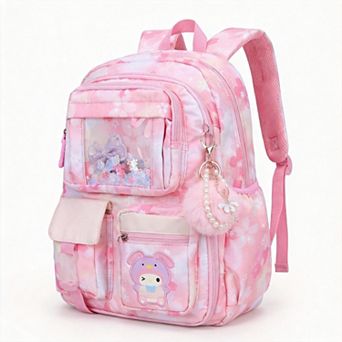 Lovely Schoolpack Splash proof Multi pocket Book Bag