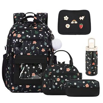 4-in-1 girlspack Ita Bag Set Lunch Box Pencil Pouch Water Bottle