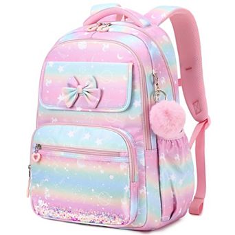 Girlspack Corduroy Bookbag Floral Pockets Women
