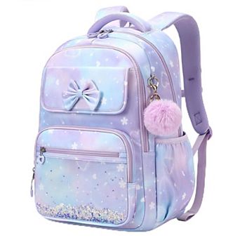 Girlspack Corduroy Bookbag Floral Pockets Women
