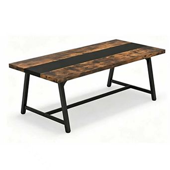 YIORTWO 70.8" Conference Table Executive Desk Meeting Table for 6-8
