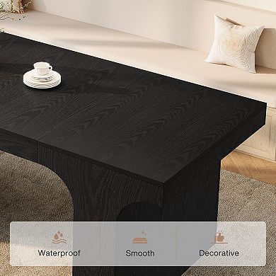 YIORTWO 70.8" Executive Desk Computer Desk Conference Table for 6-8