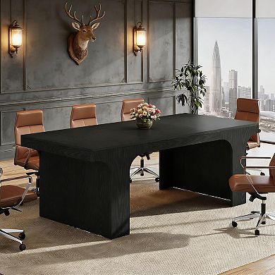 YIORTWO 70.8" Executive Desk Computer Desk Conference Table for 6-8