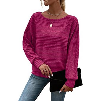 Women's Crewneck Tunic Tops Long Sleeve Business Casual Blouses