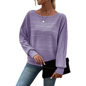 Women's Crewneck Tunic Tops Long Sleeve Business Casual Blouses