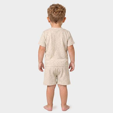 Patriotic Alligator Stripes - Toddler Crew Shorts Set