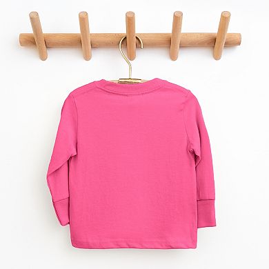Winter Vibes Block Distressed - Youth Long Sleeve Graphic T-Shirt