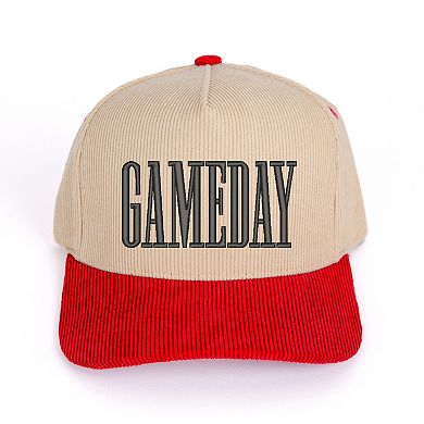 Embroidered Game Day Condensed - Women's Corduroy Trucker Hat