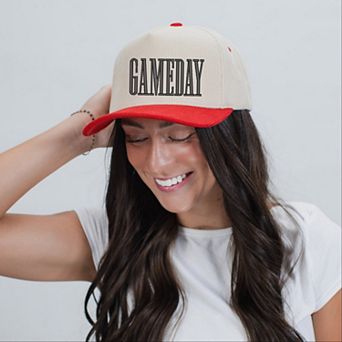 Embroidered Game Day Condensed - Women's Corduroy Trucker Hat