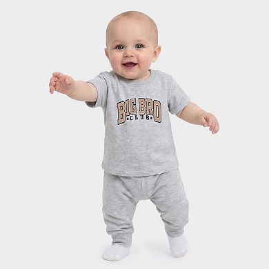 Big Bro Club Stars - Infant Jogger Pant Crew Set