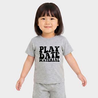 Play Date Material - Toddler Crew Shorts Set