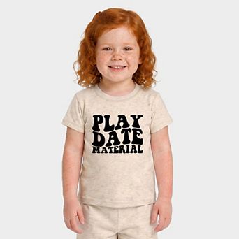 Play Date Material - Toddler Crew Shorts Set