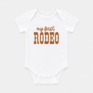 My First Rodeo - Infant Short Sleeve Graphic Bodysuit