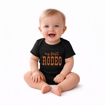 My First Rodeo - Infant Short Sleeve Graphic Bodysuit
