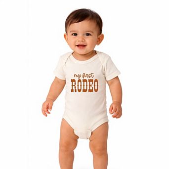 My First Rodeo - Infant Short Sleeve Graphic Bodysuit