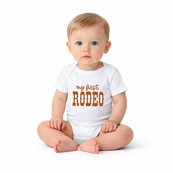 My First Rodeo - Infant Short Sleeve Graphic Bodysuit