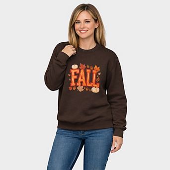 Fall Block Painted - Women's Graphic Sweatshirt